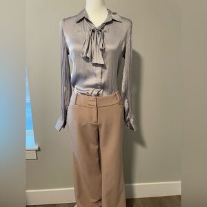 Double lined, blush pink, long pants